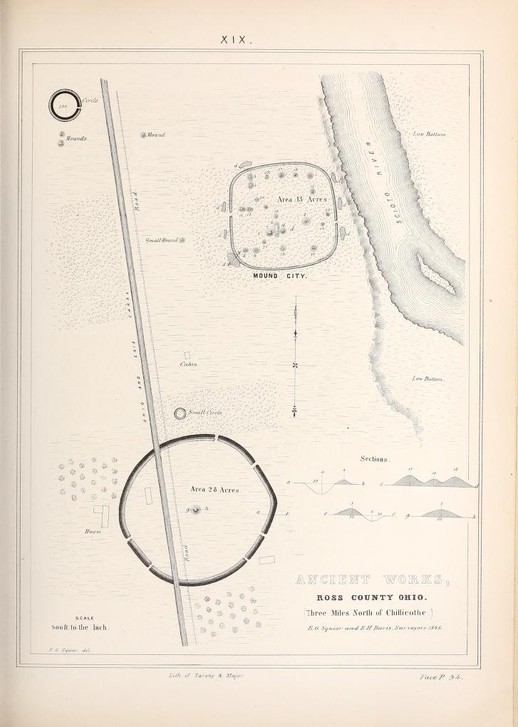 Original survey plate map