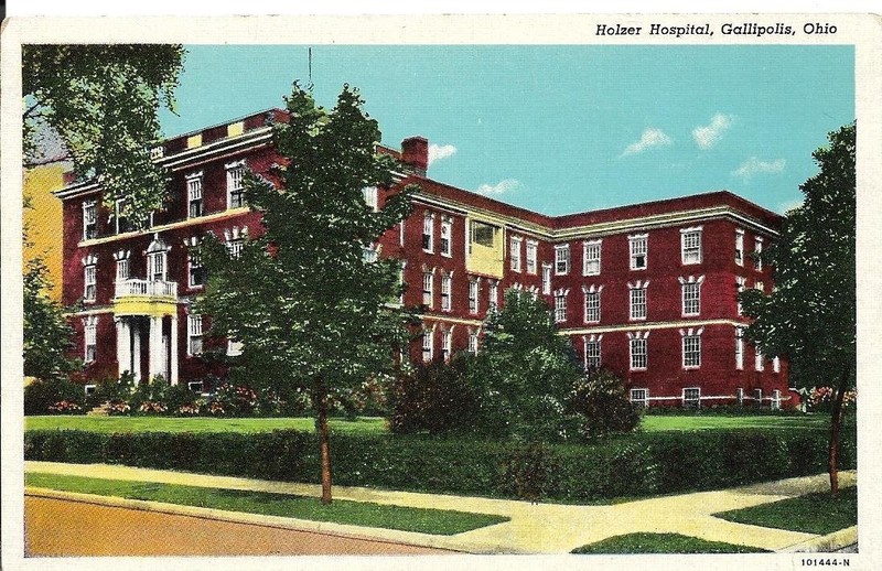 Holzer Hospital opened in 1917 and is now an apartment complex.
