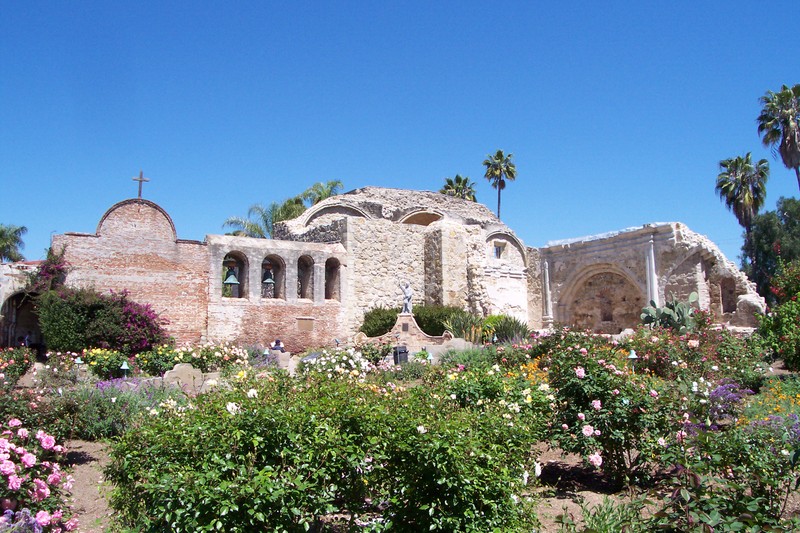 Mission San Juan Capistrano. The Mission chapel, though enlarged, is still original--and is the only one surviving in which the original founder of the California missions, Father Junipero Serra, is known to have celebrated Mass.