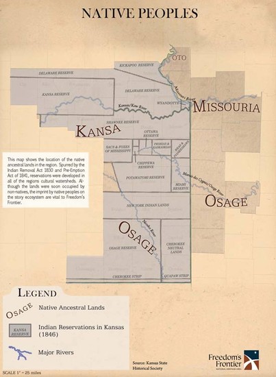 Native American lands and reservations in Kansas