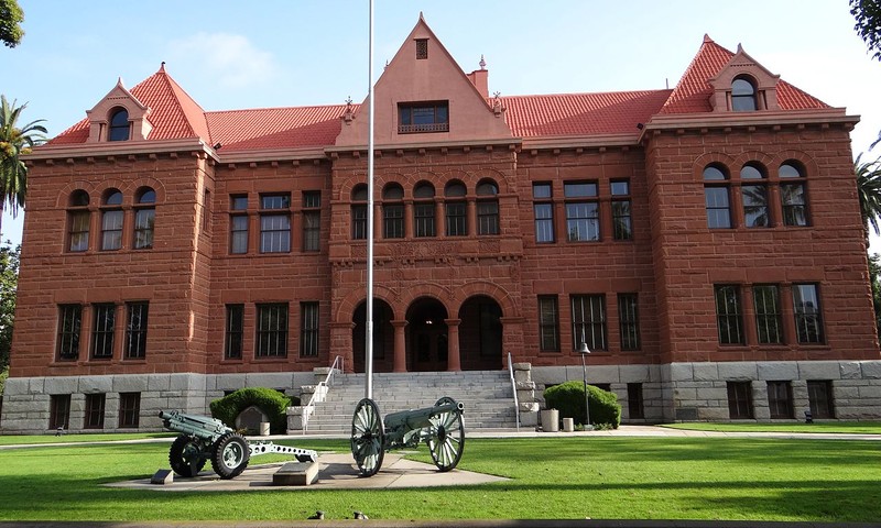 Exterior view of the Old Orange County Courthouse