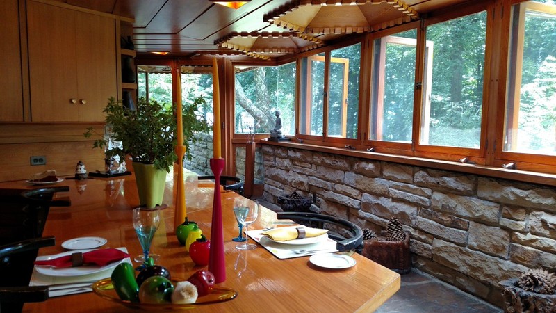 Kentuck Knob's dining area.