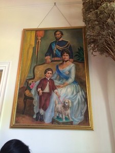 Queen Emma and her family painting