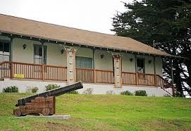 Outside View of the Museum with Cannon.