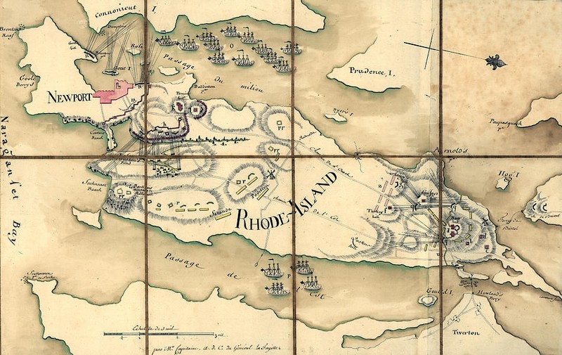 A French map of the battlefield