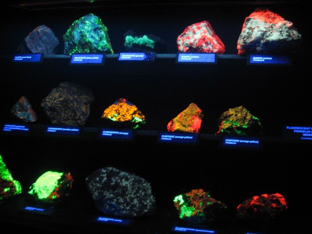 Fluorescent Minerals at the Museum