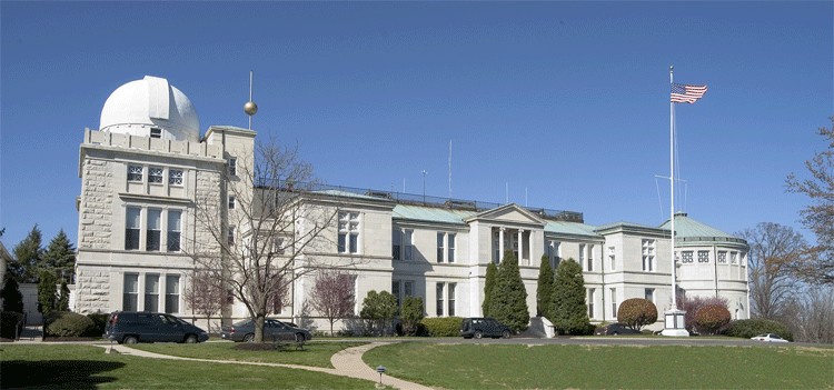 The US Naval Observatory 's main building. 