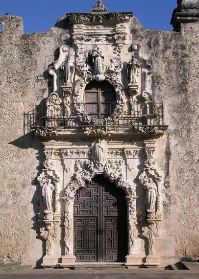 Church Facade of Mission San José (source: NPS)
