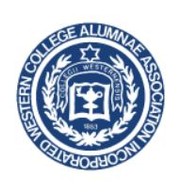 blue and white seal, for Western College Alumnae Association Inc.