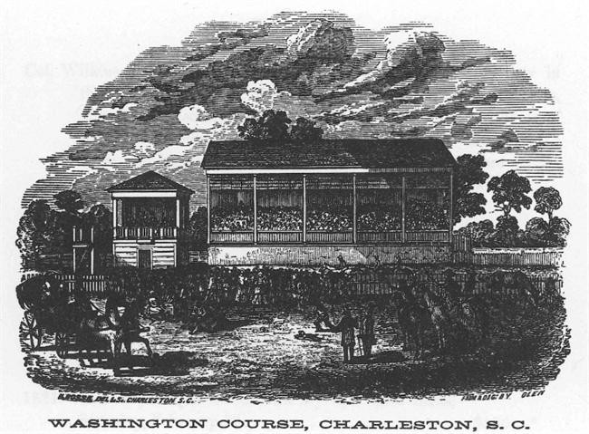 Washington Race Course existed from 1792 to 1882. Today, the area is known as Hampton Park-named in honor of Confederate General Wade Hampton.