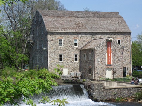 Outside the Hunterdon Art Museum
