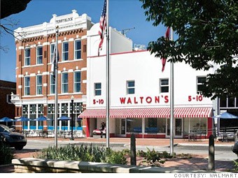 Walmart began at this Walton's 5&10 variety store that Sam Walton opened in 1950.