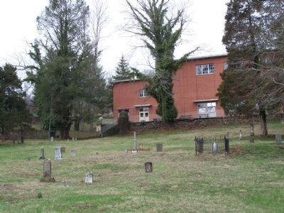 Section of old African-American cemetery in Lewisburg. Photo is of section near Dick Pointer Monument. 