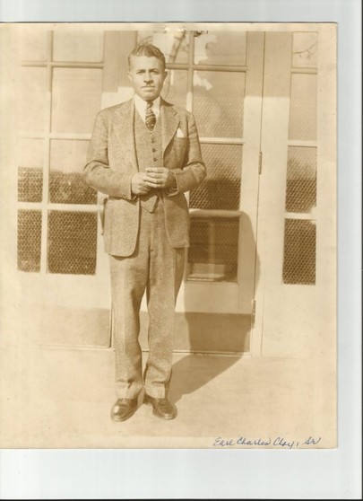 Principal Earl Charles Clay in 1935 