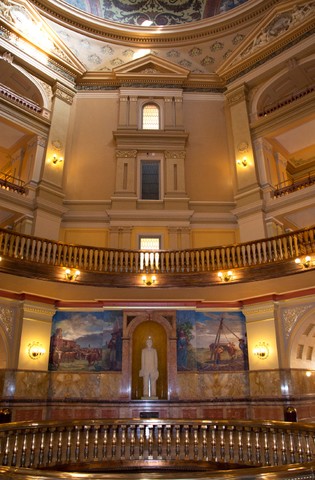 The rotunda inside the State Capitol