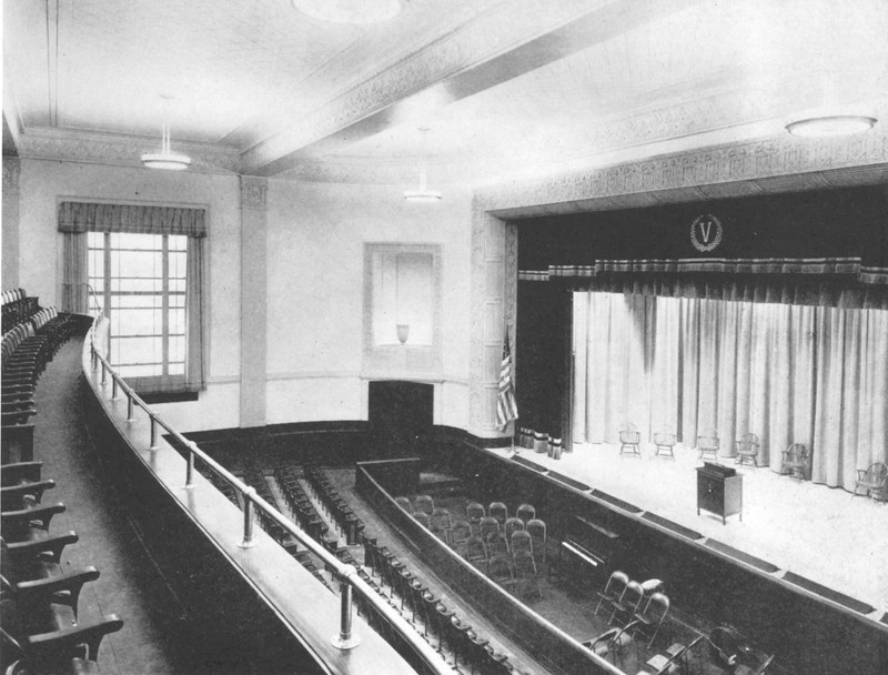 Auditorium from Dedication Booklet