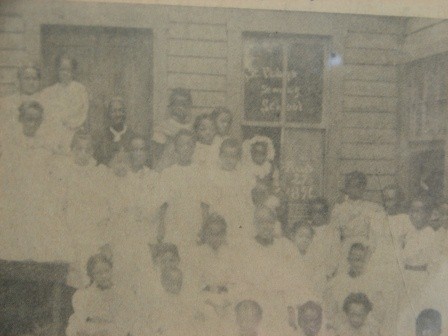 undated photo of congregation at St. Philips Sunday School