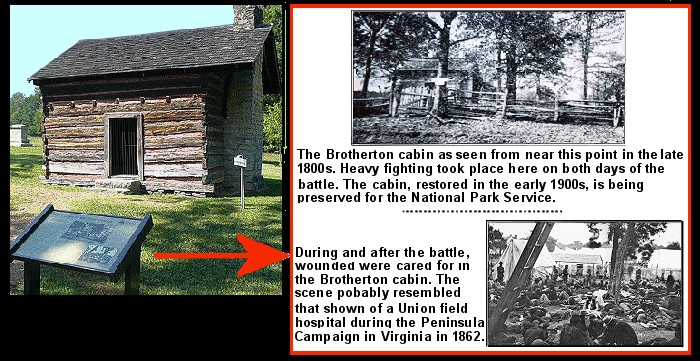 This interpretive sign is located near the cabin. 