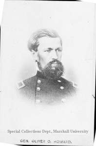 Gen. Oliver Otis Howard. 1865. Namesake of university and second president of school. Photo Courtesy of Marshall University Special Collections. 