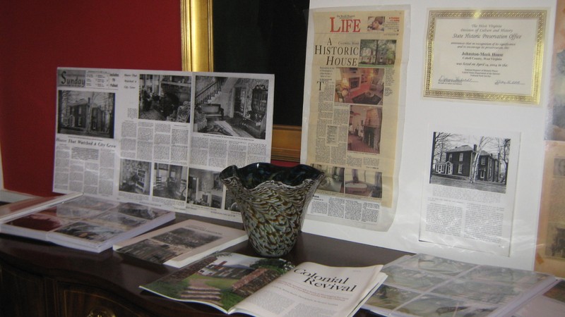 Memorabilia relating to the history of the house, now preserved for visitors.