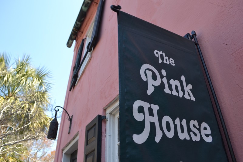 Pink House Gallery Sign