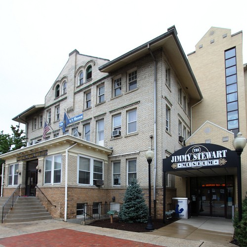 The entrance to the museum at the Indiana Public Library.