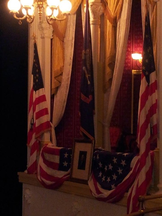 Presidential Box at Ford's Theatre. Photo Courtesy of Laura Maple