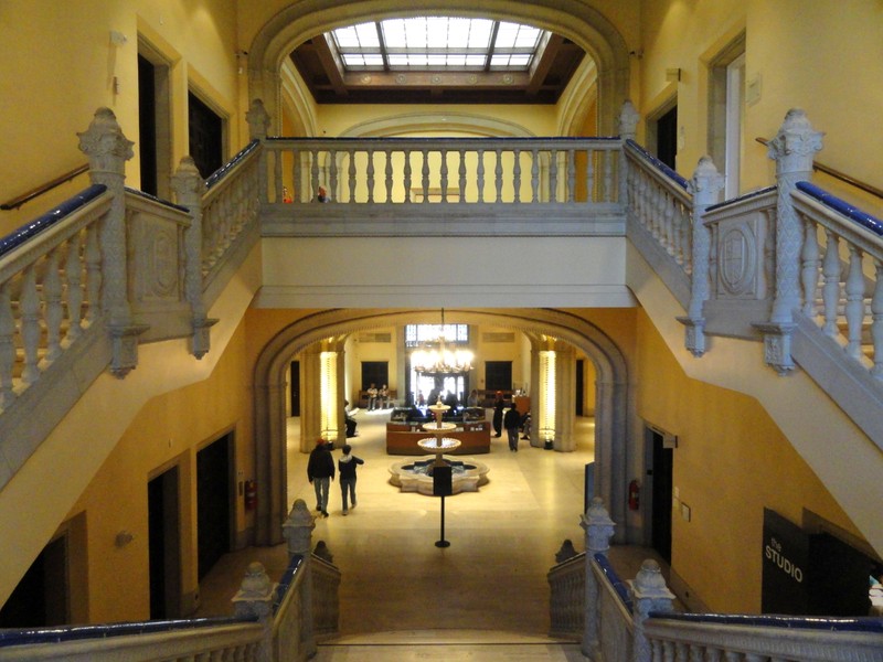 An interior view of the museum