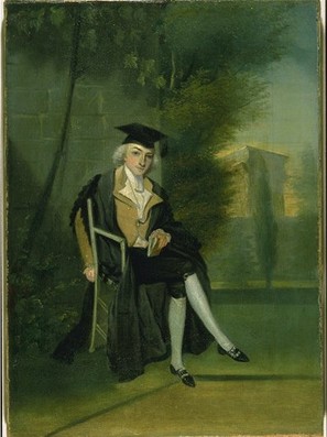 James Smithson, dressed in his Oxford regalia, gave his estate to the United States to create an institution for the "increase and diffusion of knowledge." Courtesy of the Smithsonian Institution Archives. 