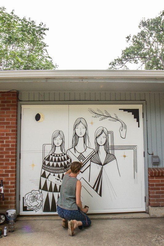 Mural by Lindee Zimmer