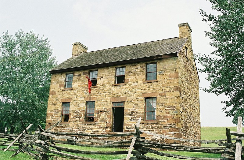 This stone house was used as a hospital during both battles