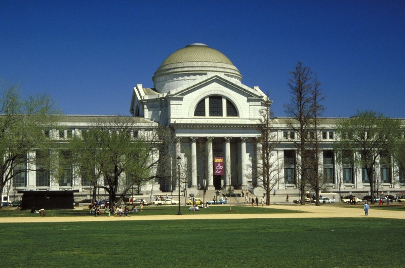 The National Museum of Natural History building was opened in 1910 and is designed in the neoclassical style. 