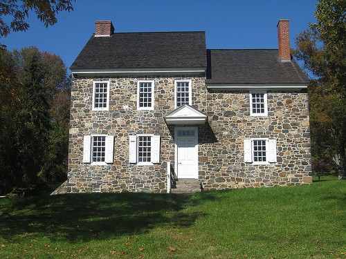 This house served as Washington's headquarters during the battle.