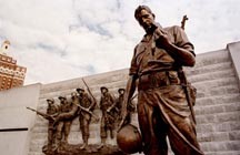 Statues at the Korean War Memorial