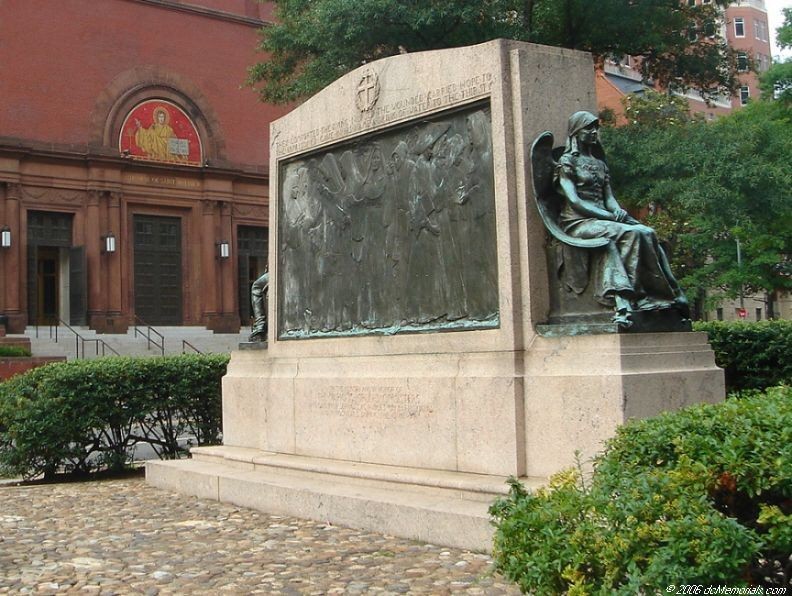 The memorial was the brainchild of Ellen Jolly, whose research into the Catholic nuns of the Civil War eventually became the first significant published body of work on the subject.