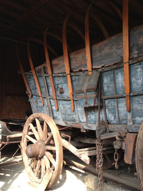 The authentic eighteenth century Conestoga Wagon.