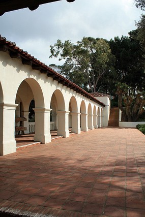 This area of the building is often used for wedding receptions