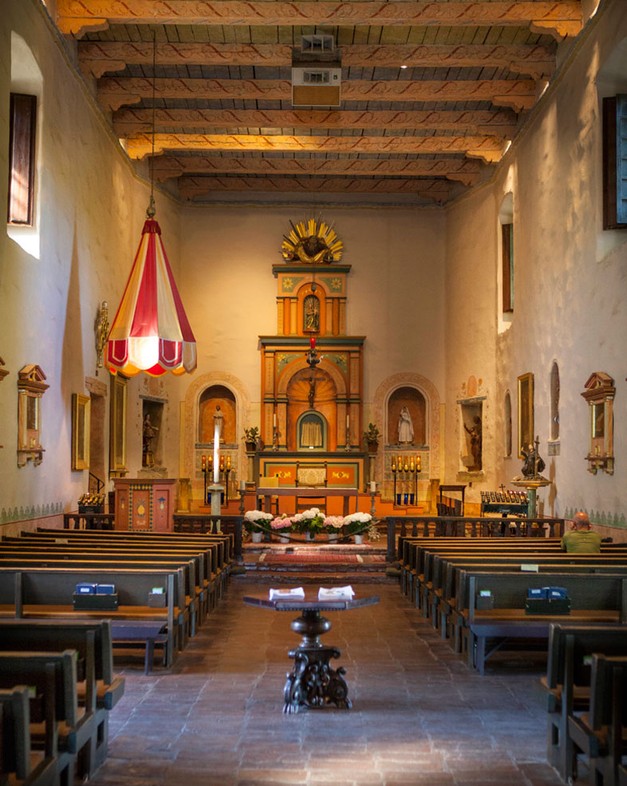 A view inside the Church.