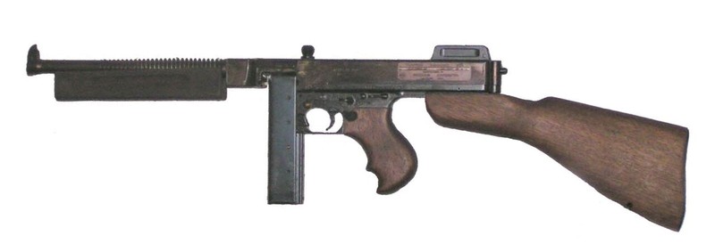 The "Tommy Gun", or Thompson Submachine Gun