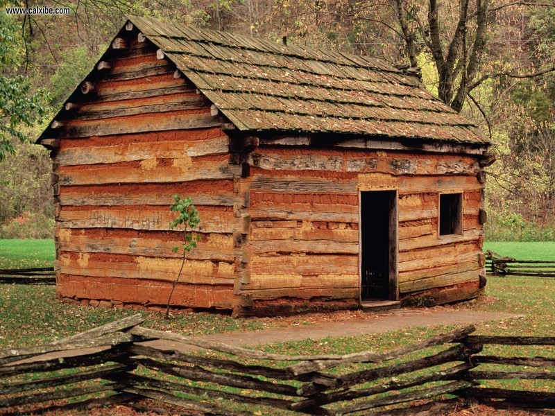 This cabin at Knob Creek Farm was constructed in 1931