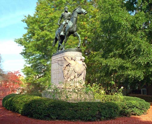 The statue was a gift from Paul McIntire in 1921 to the city of Charlottesville. Like many other Confederate monuments, the meaning of this statue has been a subject of debate that demonstrates how historical interpretations change over time. 