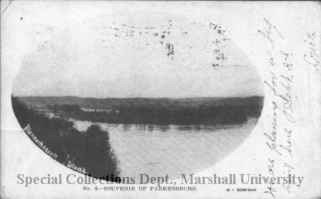 Blennerhassett Island in 1906. Courtesy of Marshall University Special Collections.