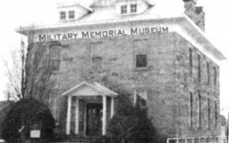 undated Black & white photo of museum