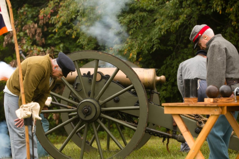 Reenactment of the Battle of Jack's Shop