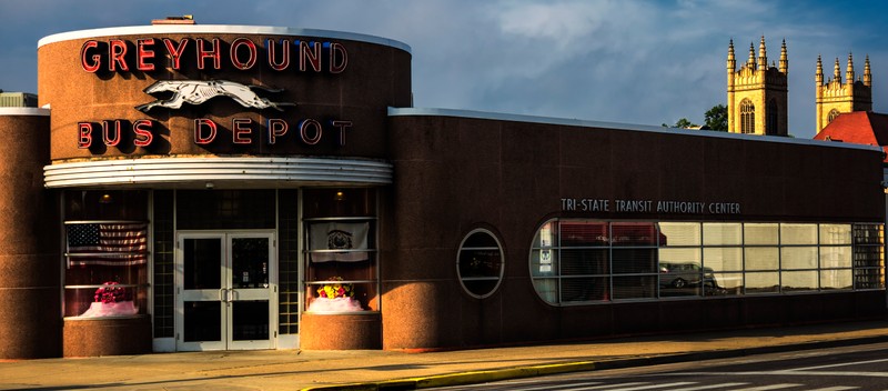 Greyhound Station, Huntington, WV.