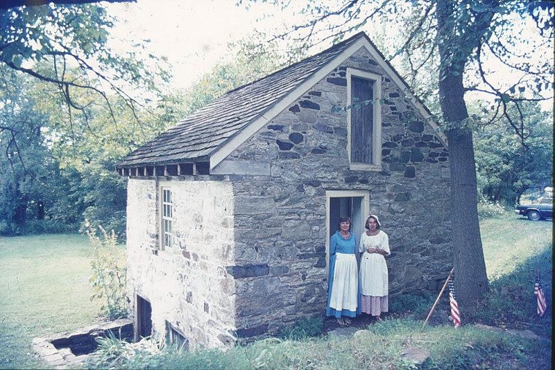 The Spring house before the visitors center was built.