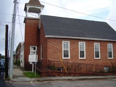 Colored Christian School/West Main Christian Church today.