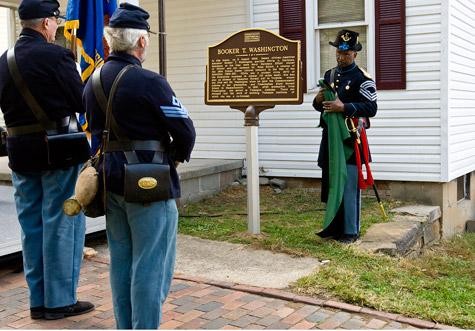 This historic marker was dedicated in 2008 by the Athens County Historical Society. 