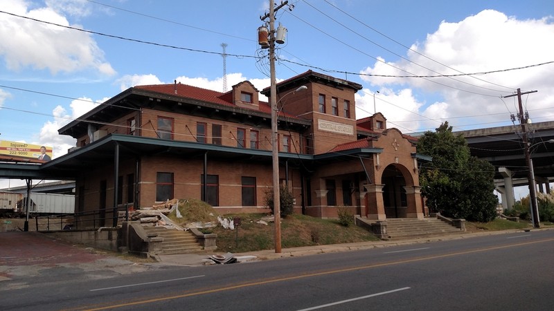 Central Station, built in 1910, is the only railroad passenger depot erected before World War I still standing in Shreveport.