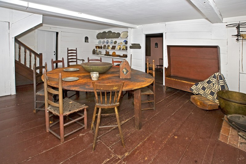 Interior of the Hancock-Clarke House 